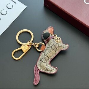 Gucci Dog Keychain/Bag Charm